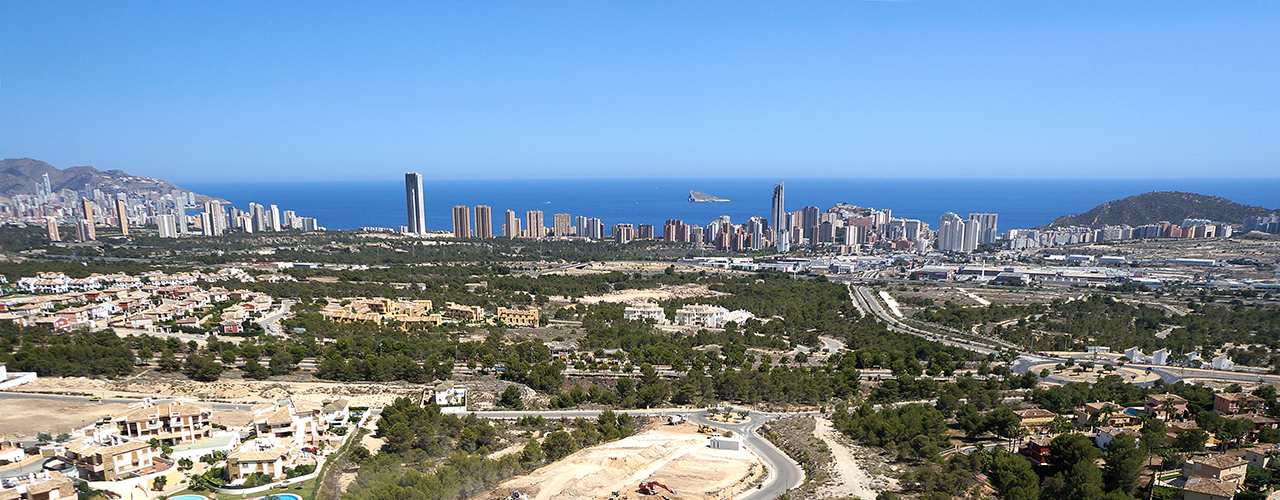 Vistas a Benidorm desde Finestrat